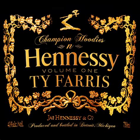 Hennessy Bottle Label Template